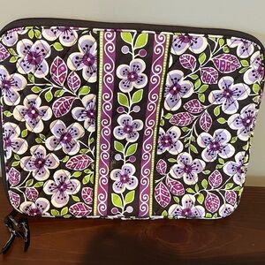 Vera Bradley Plum Petals Laptop Case